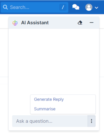 AI Assistant Widget